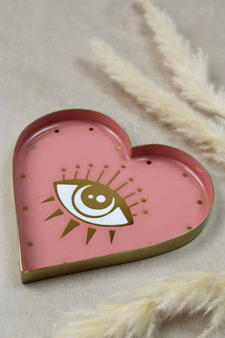 Heart Eye Enamel Trinket Dish