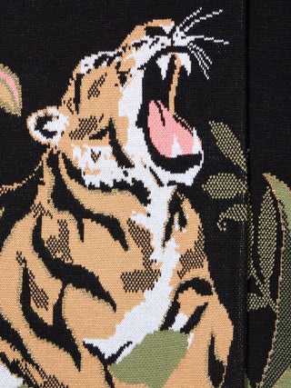 Roaring  Tiger Cotton Jacquard Duster